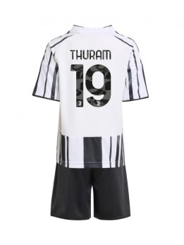 Juventus Khephren Thuram #19 Heimtrikotsatz für Kinder 2025-26 Kurzarm (+ Kurze Hosen)